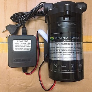 Bộ máy phun sương GF50 + nguồn 24v  tặng 2 khớp nối ống 8
