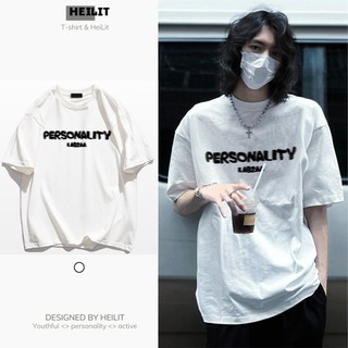 Áo Thun Nam Họa Tiết PerSonAlity HeiLit Phông Tay Lỡ Chất Vải Cotton Co giãn Họa Tiết Nổi Bật