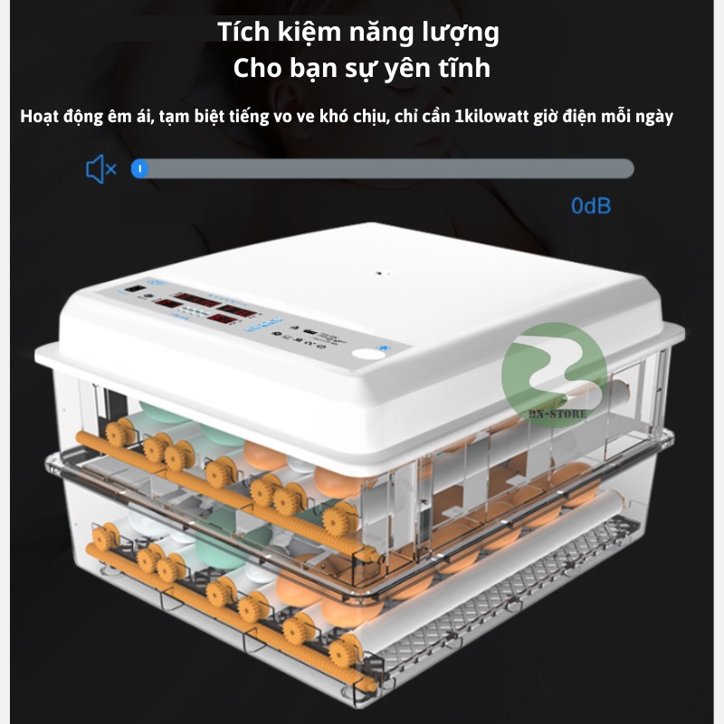 Máy ấp trứng mini thông minh tự đảo DN12-130 DN70