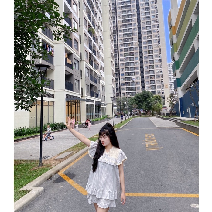 Bộ ngủ tiểu thư hàng Quảng châu cao cấp