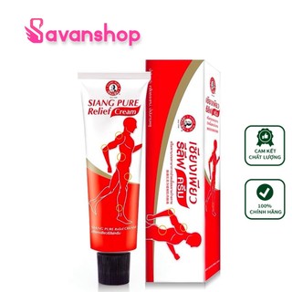 Dầu xoa bóp đỏ Thái Lan Siang Pure Relief Cream 30g