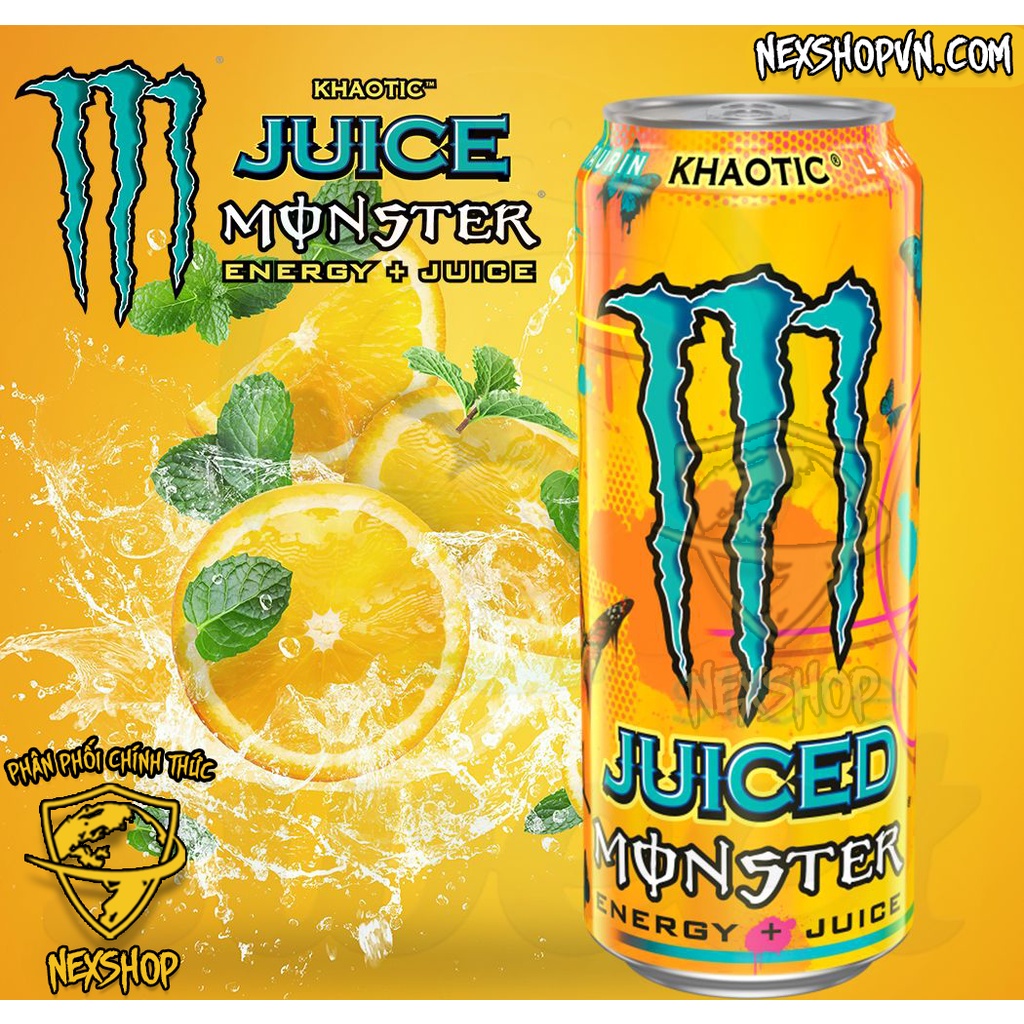 Nước Tăng Lực Monster Energy Juice KHAOTICS 473ml Mỹ