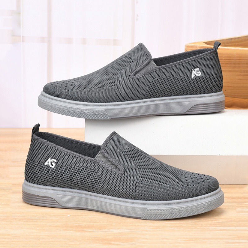 Giày lười vải nam thoáng khí mùa hè, thiết kế kiểu dáng giày lười siêu tiện lợi (AG0143) | BigBuy360 - bigbuy360.vn