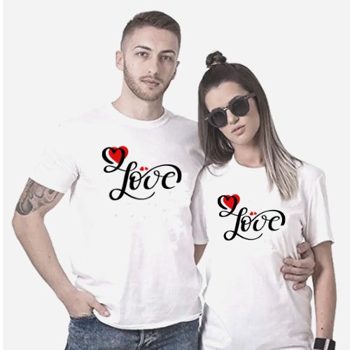 Áo thun cặp đôi, áo thun gia đình, áo thun nhóm bạn, hình ảnh in chất lượng.