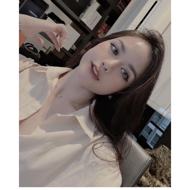 VÁY SƠ MI MÀU NUDE XINH XỈU