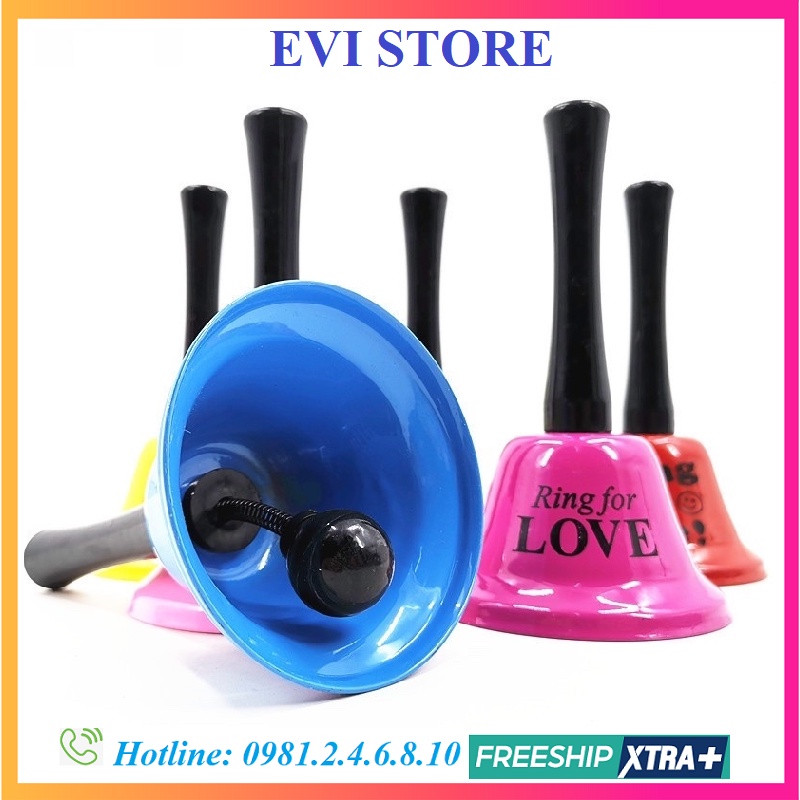 Chuông lắc cầm tay - giáo cụ dạy học và các hoạt động trò chơi cho giáo viên và hướng dẫn viên