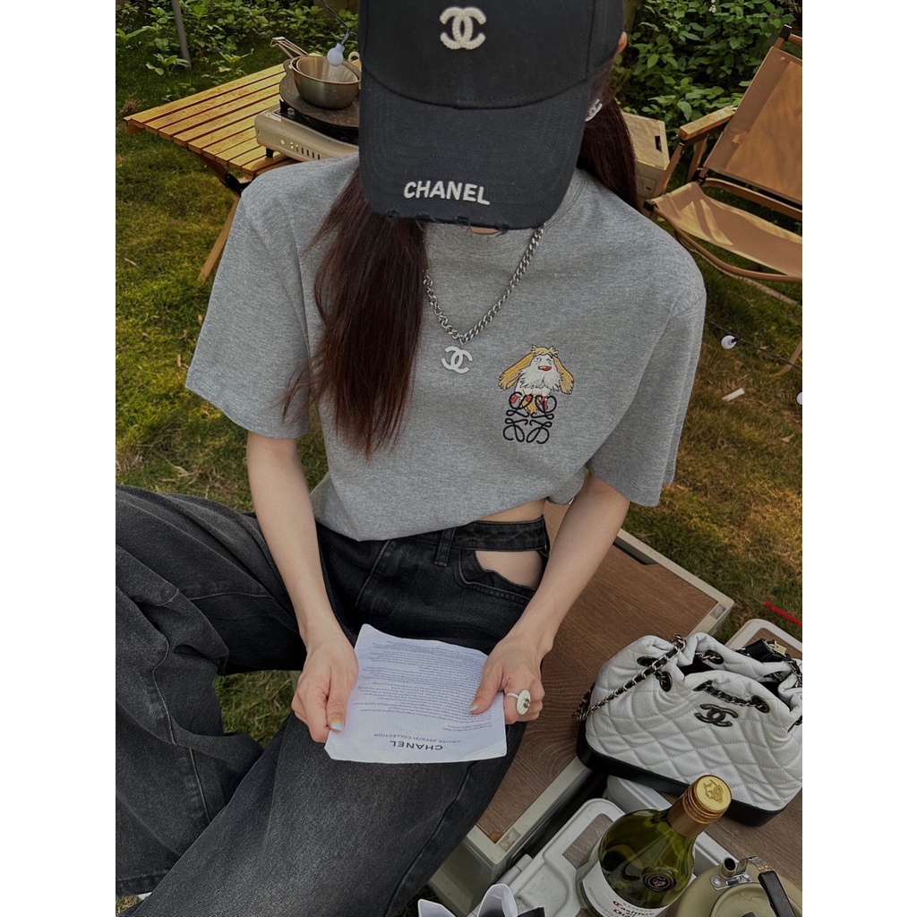 Áo Thun Chất Liệu cotton in Hình LOWE Heen Anagram Độc Đáo