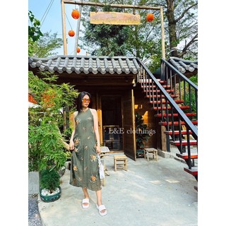 đầm hoa maxi