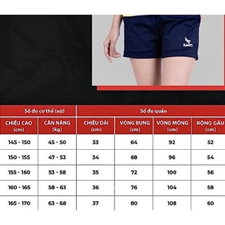 QUẦN SHORT THỂ THAO NỮ KAMITO BASIC [GIẢM 50%] - GIÁ GỐC 189K