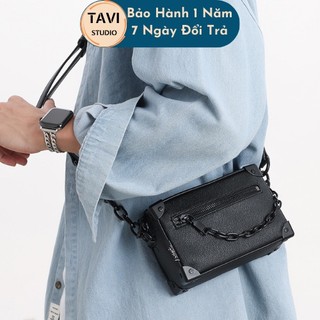 Túi Hộp Đeo Chéo Kari Túi Xách Đeo Vai Thời Trang Unisex Nam Nữ Phong Cách Hàn Quốc Sang Trọng Cao Cấp Tavi Studio