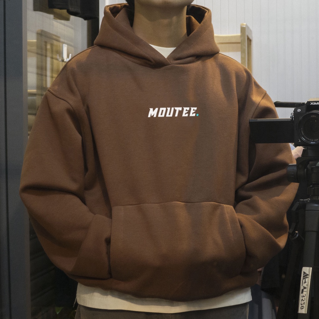 Áo hoodie MOUTEE unisex nỉ ngoại local brand - Áo khoác nỉ unisex ulzang 5 màu có form rộng XL - MOUTEE.SG