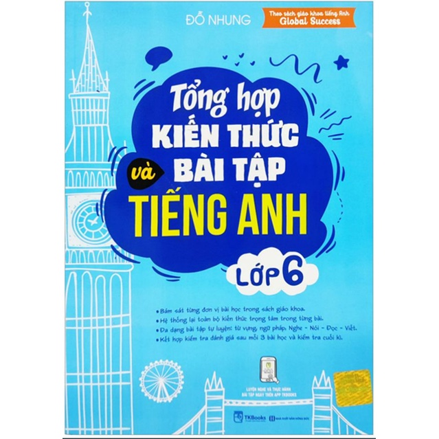 Sách - Tổng Hợp Kiến Thức Và Bài Tập Tiếng Anh 6 (2021)