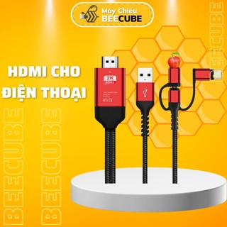Cáp MHL 3in1 kết nối điện thoại với máy chiếu, tivi
