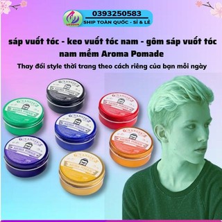 Sáp vuốt tóc nam nữ Aroma Pomade với mùi thơm từ nhiều nước hoa nổi tiếng, dễ sử dụng và thoải mái tạo mẫu tóc