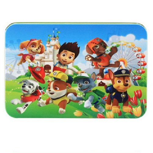 Tranh Xếp Hình Chú Chó Cứu Hộ 9 16 20 30 35 40 60 80 100 200 Mảnh/Xếp Hình Hộp Sắt , Bảng Gỗ/Bộ Đồ Chơi Cho Bé