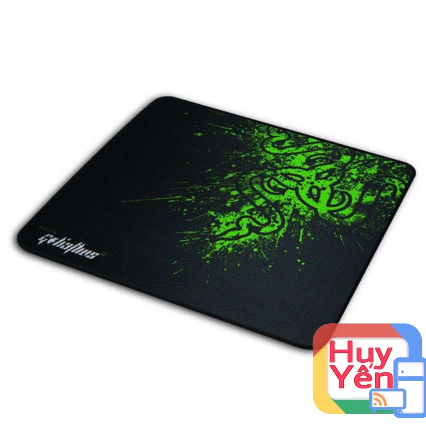 Tấm lót chuột W3 bo viền khít, Tấm lót chuột ,miếng lót chuột ,bàn di chuột RAZER 25cm x20cm x 4 ly khâu viền