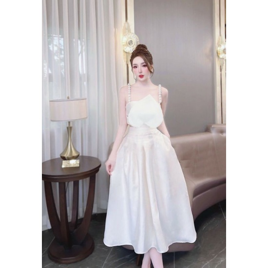 Set đầm 2 dây trái tym