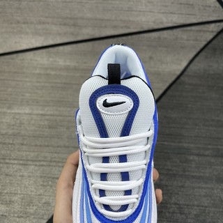 Giày Air Max 97 Ghost White Blue Phản Quang Lai Au [ Fullbox Cao Cấp ]