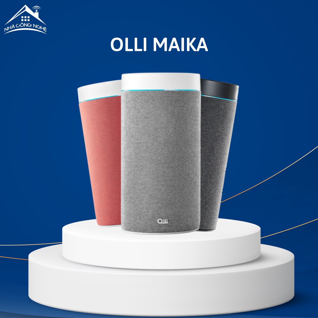 Loa Olli Maika Thông Minh - Tương Thích Nhiều Thiết Bị Nhà Thông Minh, Nhiều Tính Năng Nổi Bật