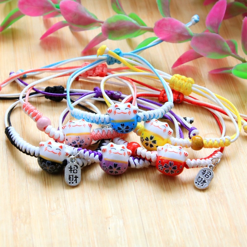 Vòng tay thần tài may mắn nhiều màu sẵn