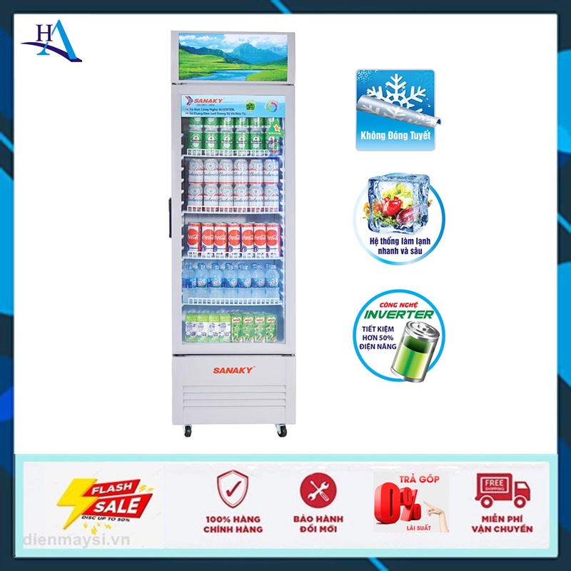 [HCM]Tủ mát Sanaky VH-258KL 250 lít (Miễn phí giao tại HCM-ngoài tỉnh liên hệ shop)