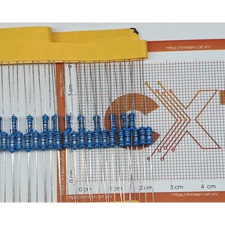 Điện trở vạch 1/4W 1% Các Giá Trị (gói 50c)
