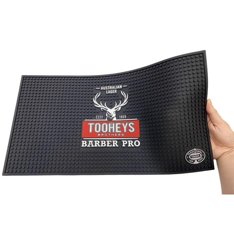 ❌Hàng Mới Về❌ Thảm Lót Tông Đơ Barbershop Chất Liệu Cao Su Để Đồ Nghề Dụng Cụ Tóc
