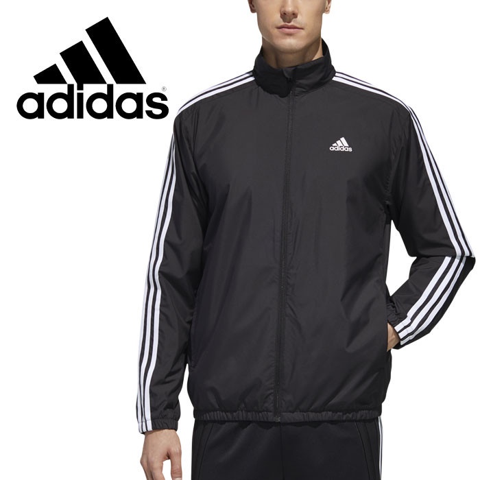 ÁO KHOÁC ADIDAS CHÍNH HÃNG-ÁO KHOÁC GIÓ 3 SỌC MUST HAVES/GE0406