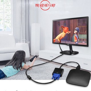 Cáp chuyển đổi HDMI sang VGA (Đen)