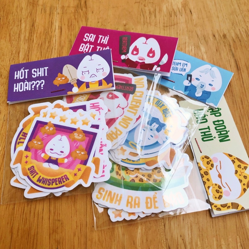 Koboco.co | Sticker hình dán nội chiến thỏ agency | dán laptop, dán bàn dằn mặt