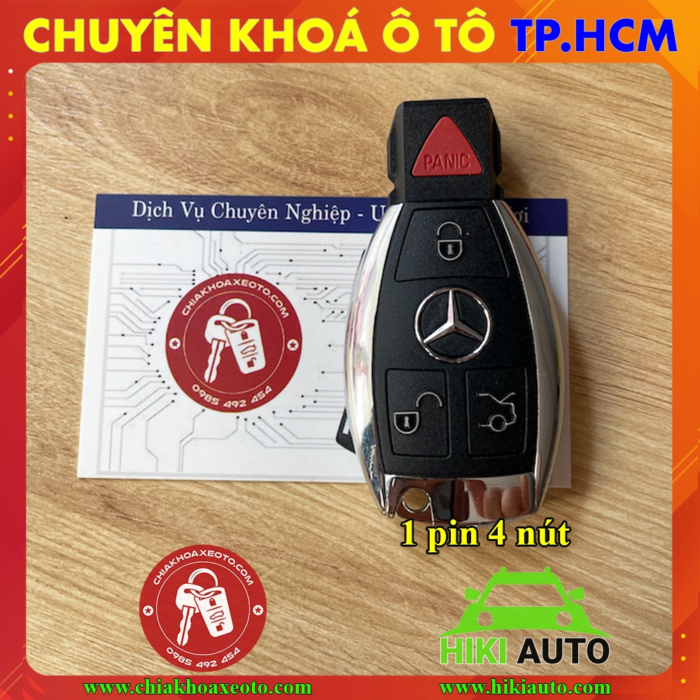 Vỏ chìa khoá Mercedes C E S GLC Class, Thay thế vỏ chìa khoá mới mang lại nét đẹp như thuở ban đầu mới mua xe