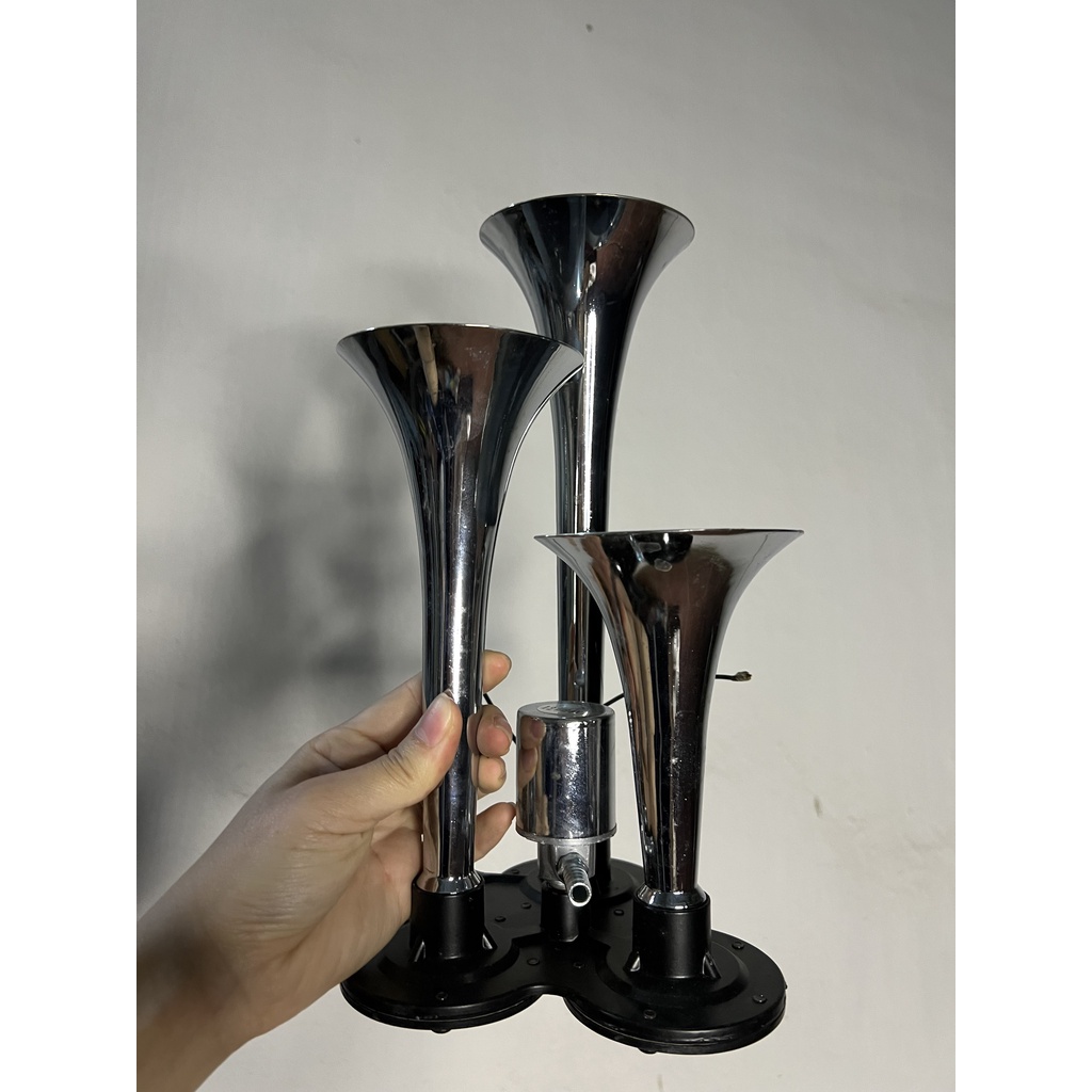 Còi hơi 2 loa 3 loa 12v 24v
