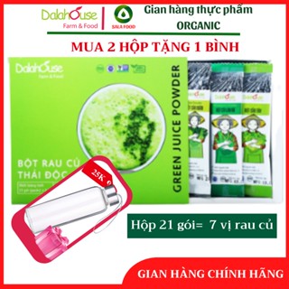Combo Bột Rau Củ Detox Thải Độc Dalahouse - 21 gói 07 vị rau củ Organic 100%