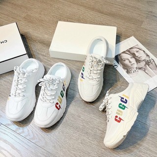 Giày Sục Thể Thao Nữ. Giày nữ độn đế 5p , giày thể thao nữ , giày sneaker nữ in chữ hàng cao cấp