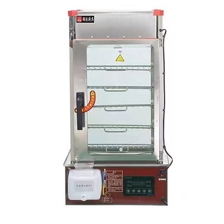 Máy tủ hấp nóng giữ nhiệt trưng bày tủ bánh bao 4 5 tầng mini để bàn nhập khẩu điện tử