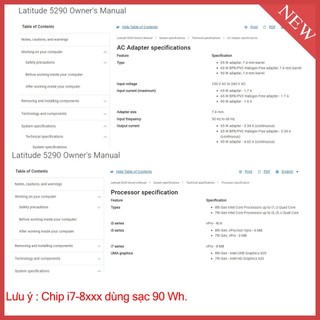 Sạc dell Latitude 5290