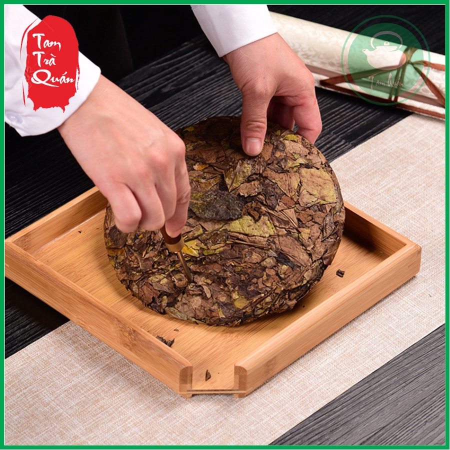 Khay gỗ tre tách bánh trà