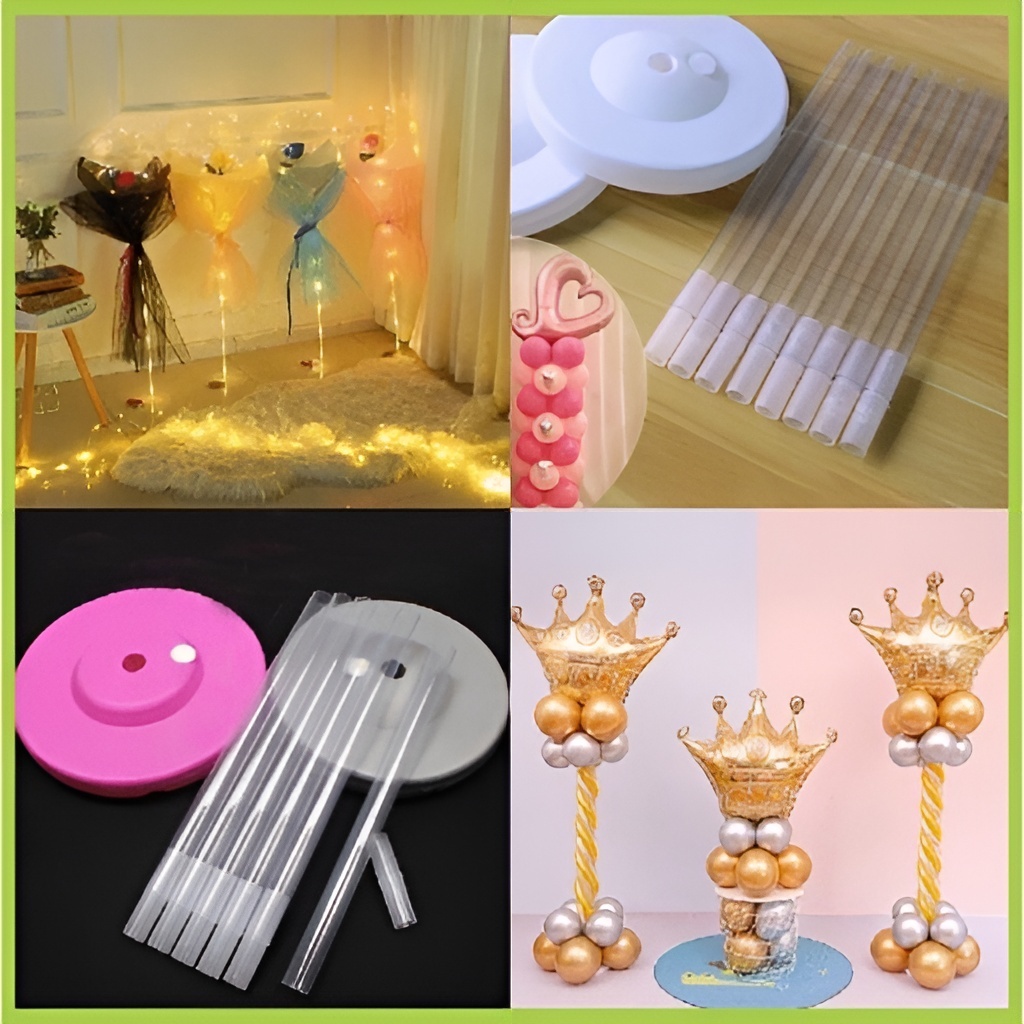 Trụ bóng jumbo, trụ bóng bay cao 1m2 [PVC]
