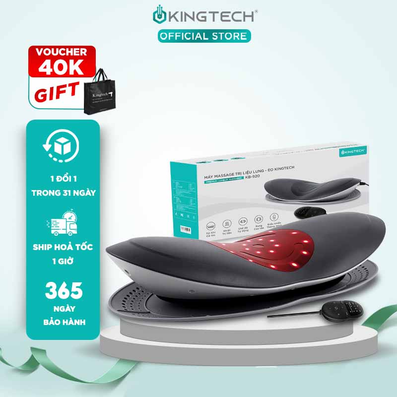 Máy Massage Trị Liệu Lưng, Hông, Eo Cao Cấp KINGTECH KB-920 - Chuyên Sâu Thắt Lưng, Cột Sống - Bảo Hành 12 tháng