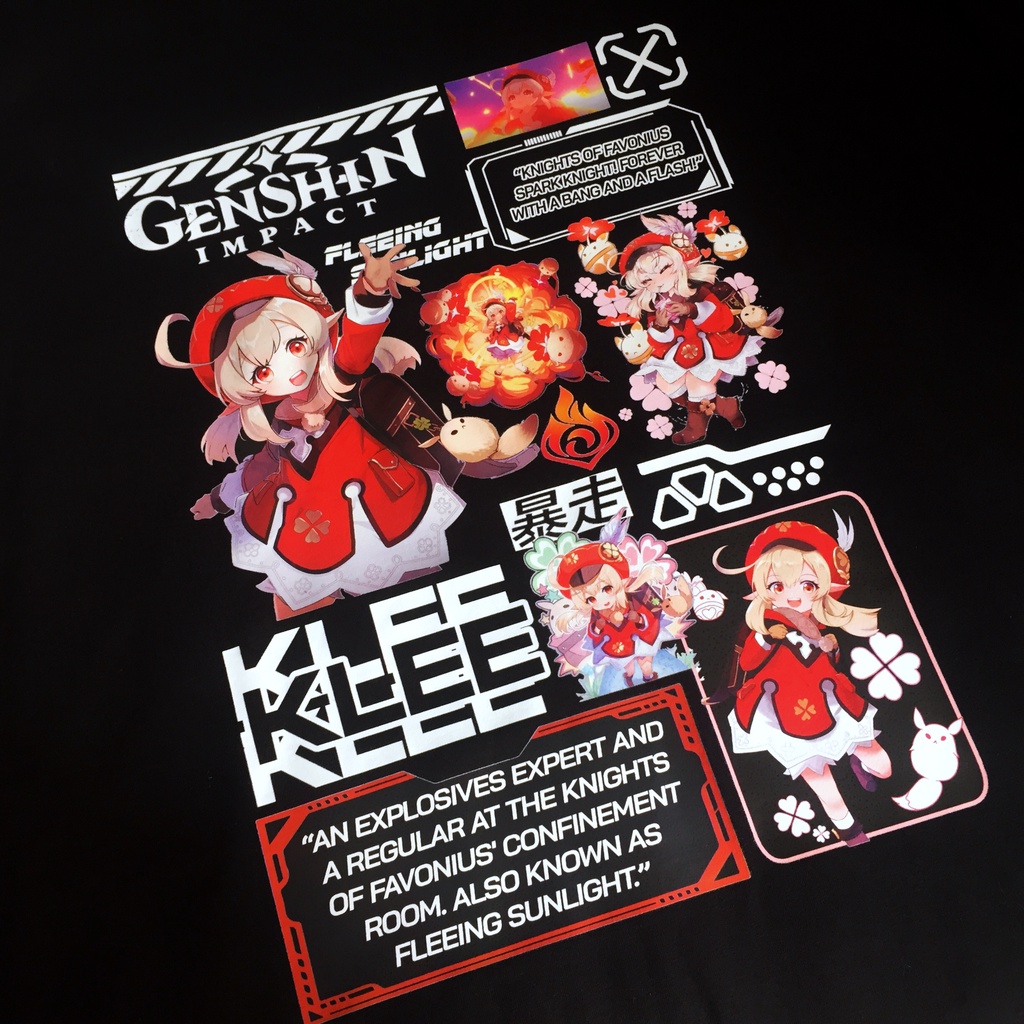 Áo phông Genshin Impact: Klee Maximum 100% Cotton Nam / Nữ  by The Runaway