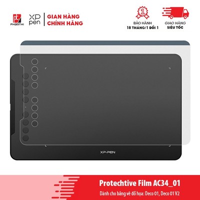 Miếng Dán Bảo Vệ Mặt Bảng Vẽ XP-Pen Deco 01, Deco 02, Deco 03 Protector Film