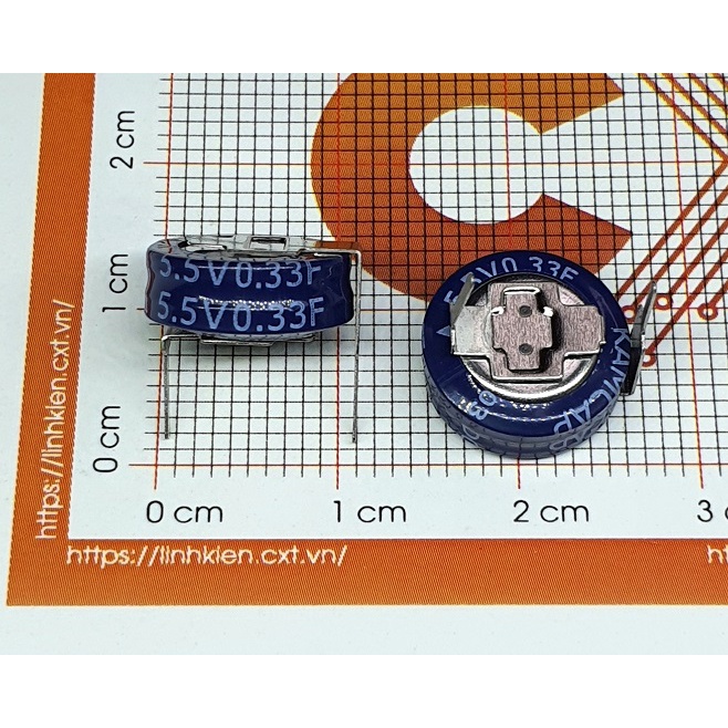 Siêu tụ 0.33F 5.5V (H type)