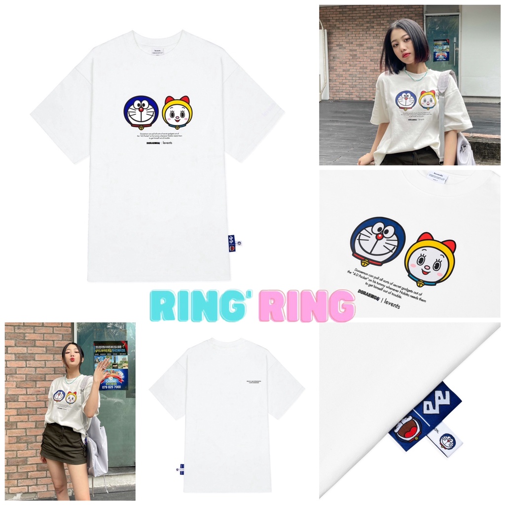 ÁO THUN LEVENTS | DORAEMON COLLAB CAT TEE