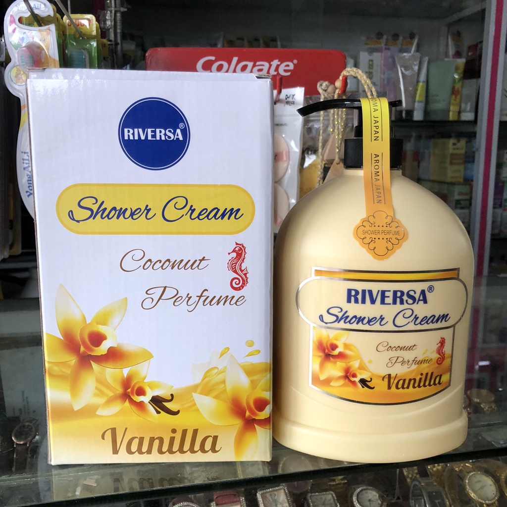 Sữa Tắm Trắng Da Riversa vanilla 1.2l