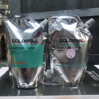 Cặp duỗi uốn cao cấp Goldwell Structure + Shine 400mlx2 *NEW*