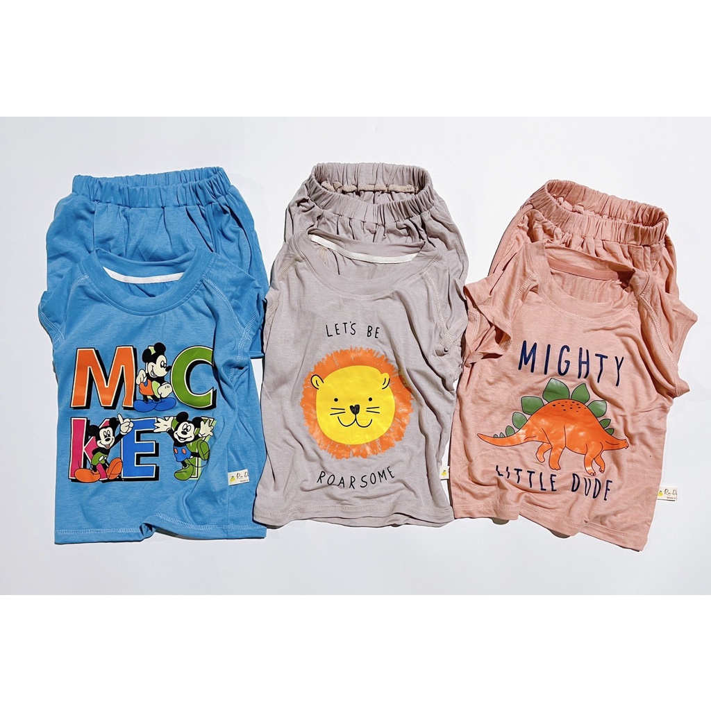 BỘ THUN RUDESIGN BÉ TRAI