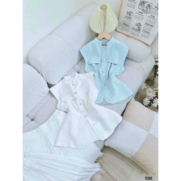 (Free Ship) MUA ĐI CHỜ CHI - SET VÁY ÁO BÈO XỐP, VÁY VOAN DẬY LY XINH ĐẸP QUYẾN RŨ KHIẾN BAO CHÀNG THÍCH MÊ - CN