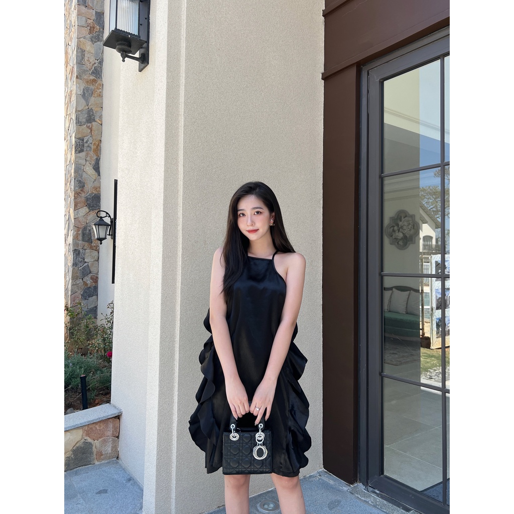 YU CHERRY | Đầm nữ bèo kiểu hai dây Seaweed Cami Dress YD169