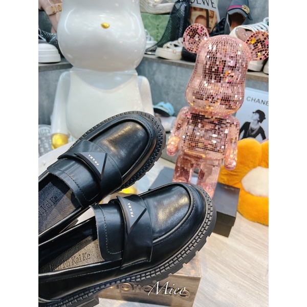 Giày slipon pra da ds da lì, bóng đế đúc fullbox mã 1936