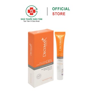 Gel Nano Curcumin Decumar ngừa mụn, mờ thâm sẹo tuýp 20g